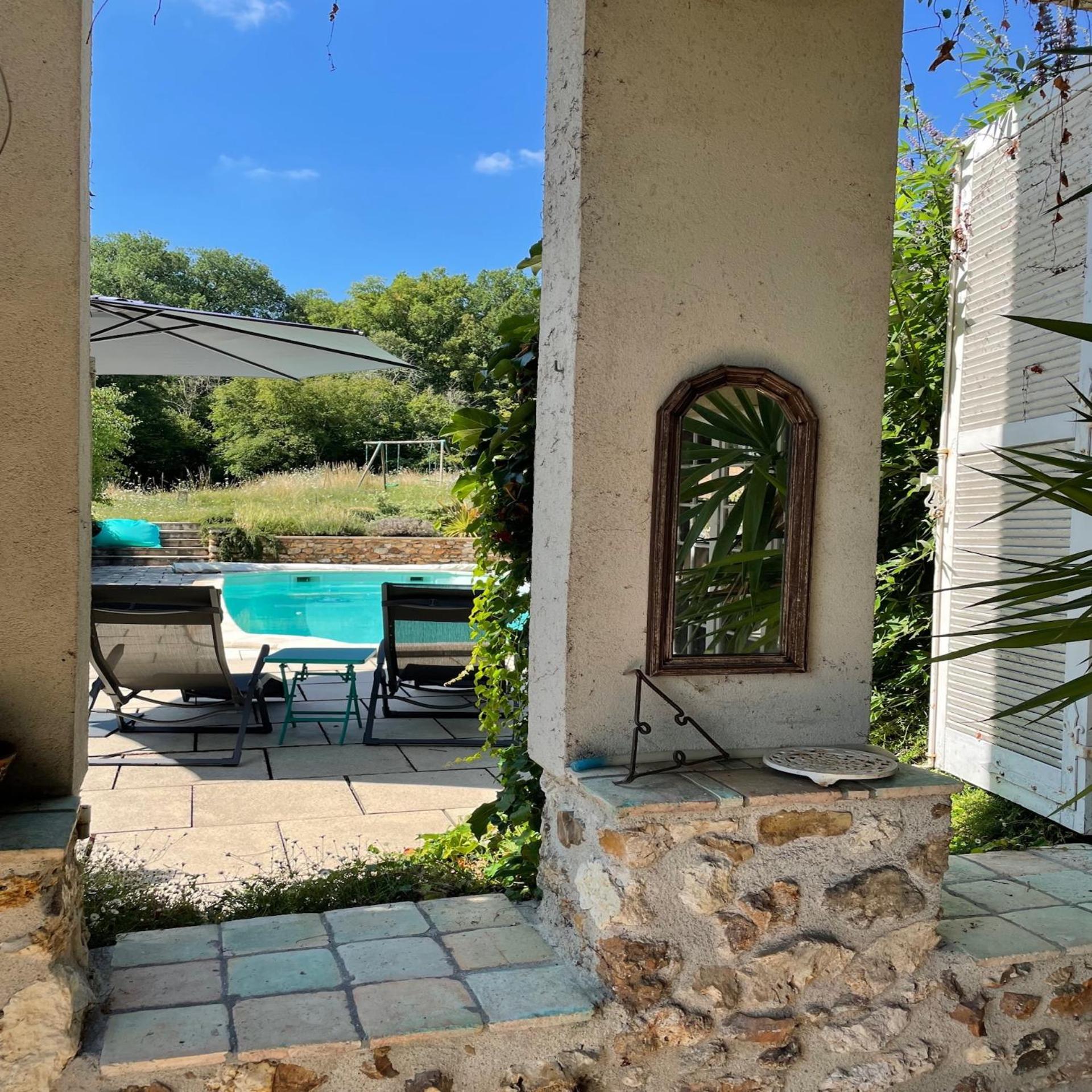 Les Bertaulieres Bed & Breakfast Bossay-sur-Claise Luaran gambar