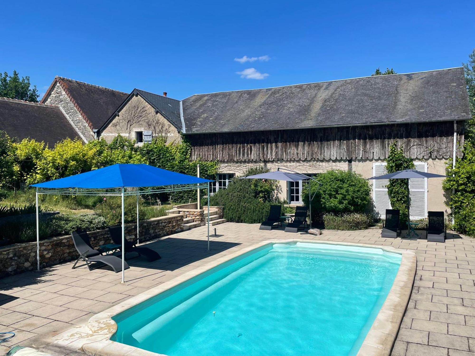 Les Bertaulieres Bed & Breakfast Bossay-sur-Claise Luaran gambar